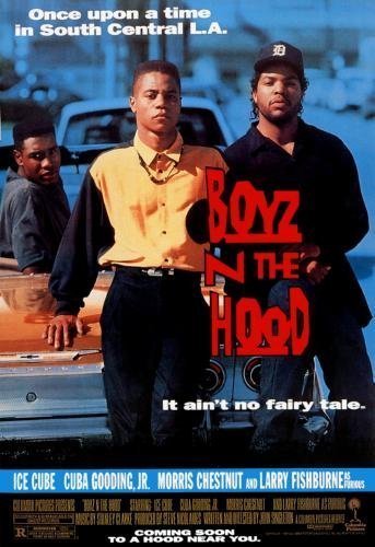 BOYZ N THE HOOD ポスター Amazon.com: Boyz N The Hood Movie Poster 24in x36in : Home & Kitchen