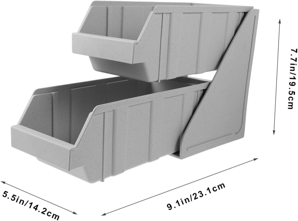 Multi-use Storage Box Lids Tea Bag Holder Organizer Countertop Sugar Bag Station for Cafe