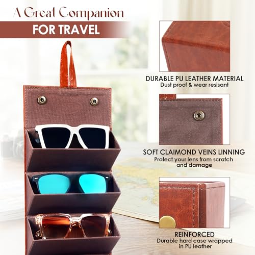Image of LEDO Sunglasses Box Organizer Holder Case