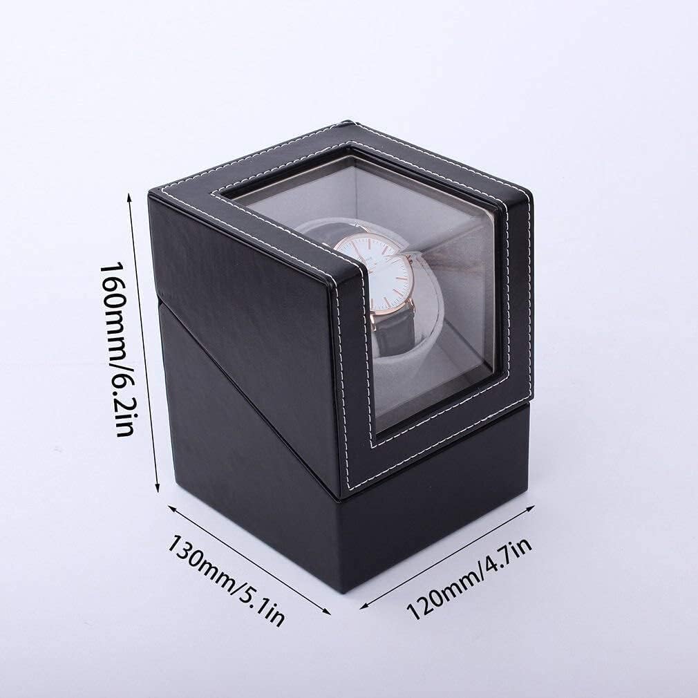 Automatic Watch Winder,Automatic Watch Winder,Black Class Motor Shaker HolderMechanical Winding Jewelrys Box Display