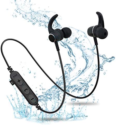 VIGROS ENC Noise Canceling Neckband Wireless Bluetooth 2 EQ Earbuds in-Ear Gaming Earphones, LED Light Fast Charge 70 Hours Play Headsets, Sweat Proof Ear-Hook Headphones Outdoor/Sports/Workout