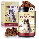 Probiotics for Dogs - 240 Soft Chews Digestive Health Supplement for Gut Flora Balance, Digestion, Immune Function, Healthy Coat - All Breeds Duck Flavor