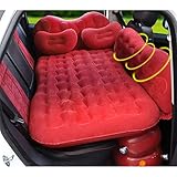 CALOER Thick Inflatable Car Air Mattress with Pocket,Headboard,Pillows and Air Pump...