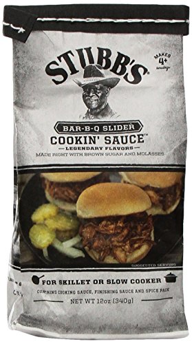Stubb's BBQ Slider Cookin' Sauce for Skillet or Slow Cooker 12 oz (Pack of 2)