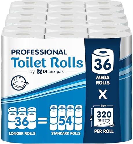 Lusheen Soft Quilted Toilet Rolls Bulk Buy - Super Quality 3 Ply Toilet