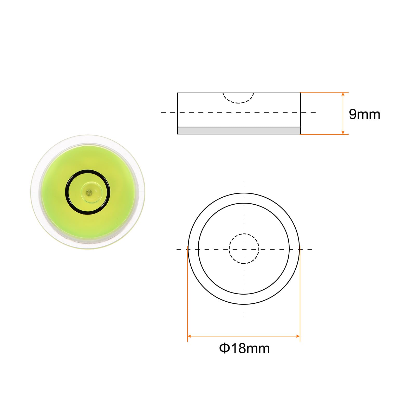 Mini Bubble Levels - Perfect for Cameras & More -2