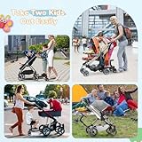 JoyCushy Buggy Board, Universal Buggy Board with Seat for Children, Kiddy Board for Toddlers from 2-6 Years, Load 25 Kg, Fits 99% of Prams (Black) - Image 9