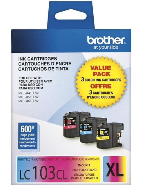 Image of Brother LC103 Ink Cartridge ( Cyan,Magenta,Yellow , ) by Brother