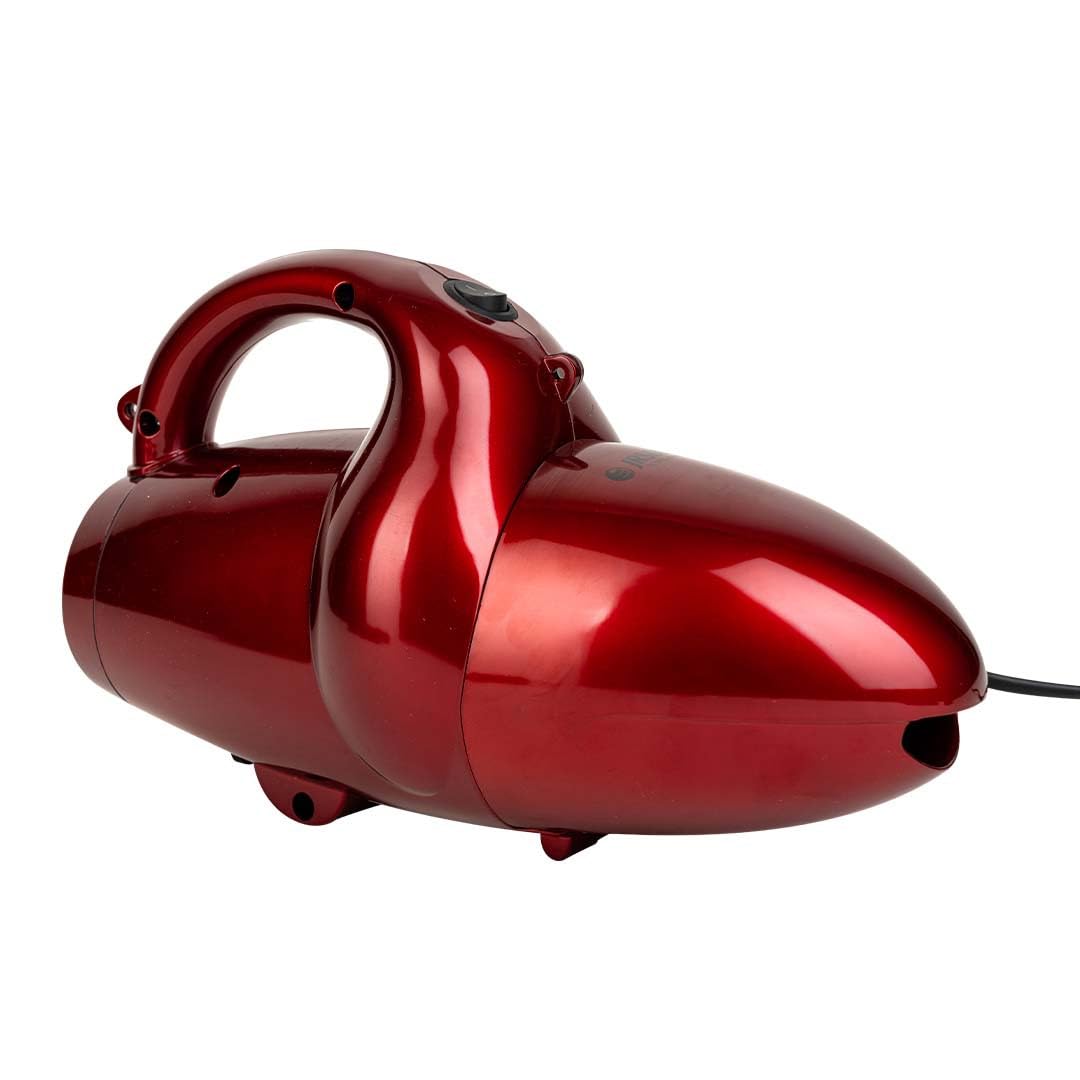 eastman handy vacuum cleaner, suction 16 kpa, 800 watt, powerful suction & blower vacuum cleaner with washable hepa filter & compact,light weight & easy to use (red & black) 8 accessories- ehvc-800