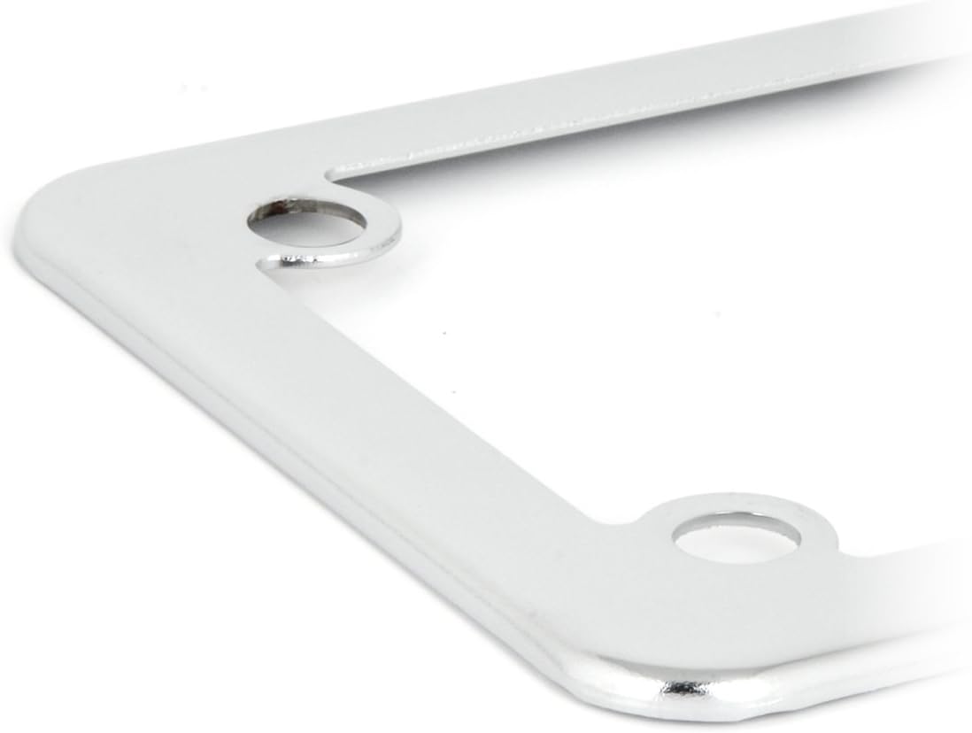 Grand General 60391 Chrome Plain Motorcycle License Plate Frame