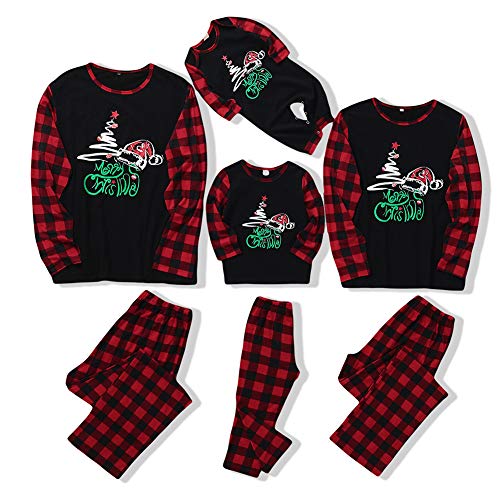 Curipeer Christmas Family Matching Baby Toddler Pajamas Set Boys Girls Soft Sleepwear Infant Fall Winter