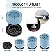 Anti Vibration Pads for Washing Machine, Washer and Dryer Pedestals, Laundry Pedestal, Washing Machine Support, Washing Machine Feet Stabilizer for Shock Damping, Noise Absorbing, Anti Walk And Slip
