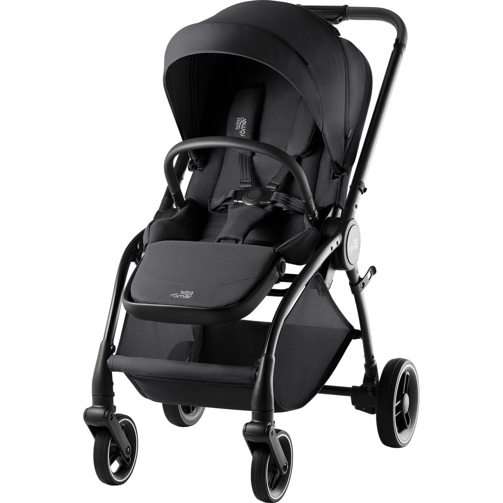 Britax Römer Rio Stroller- Easy One Handed Fold-Reversable Seat-for 0 to 4Y (Upto 22Kg)-1 Year Warranty (Carbon Black)-image-49