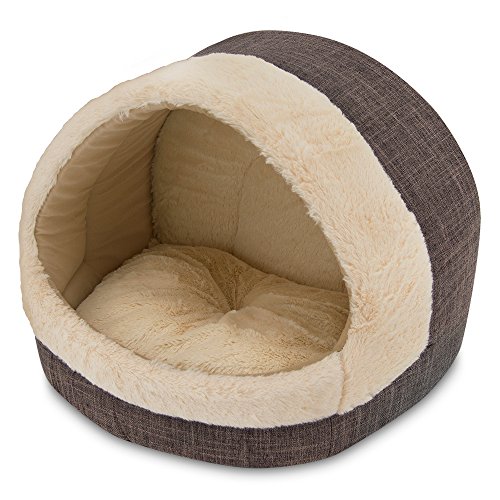 Best Pet Supplies, Inc. Cozy Cat Cave, Inc, Inc, 17"x15"x14, Dark Brown