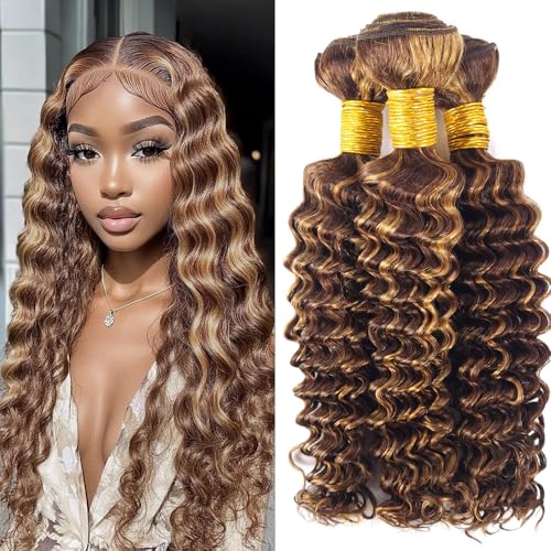 Dokksiiia P4/27 Piano Color Bundles Human Hair...