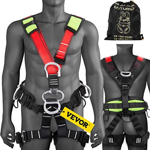 Happybuy Safety Climbing Harness Fall Protection Rock Climbing...