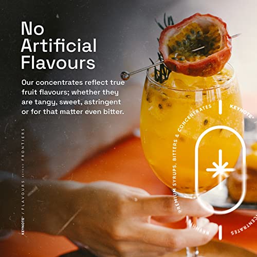 Image of Keynote Passion Fruit | Passionfruit | Maracuja | Concentrate | Sour and Tangy Natural Flavour | Glass Bottle 520 ml