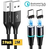 cable magnetico samsung [Protección] Con la conector iman, reducirá la abrasión entre el cable y el equipo. También los adaptadores podrían hacer un gran y hermoso tapón anti-polvo que protege su equipo.
