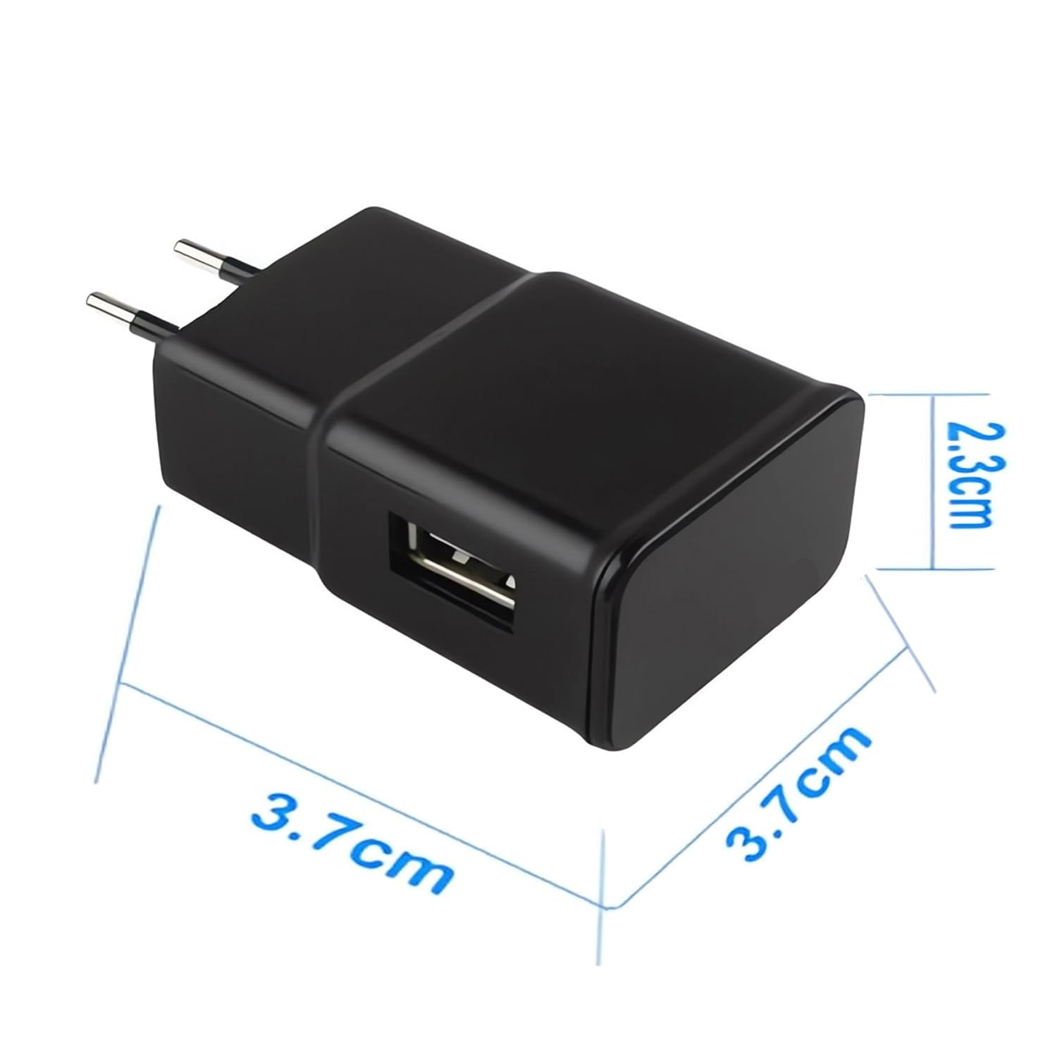 SHMIZZ Telecamera Spia WiFi 1080P, HD Mini Cámara Vigilancia Espía Oculta en Cargador USB con Detección de Movimiento