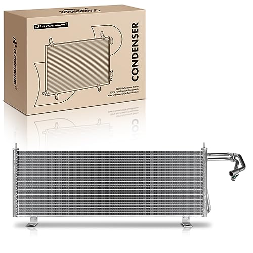 A-Premium Air Conditioning A/C Condenser Compatible with Jeep Cherokee 1997-2001 2.5L 4.0L, Replace# 4895, 55036595AD