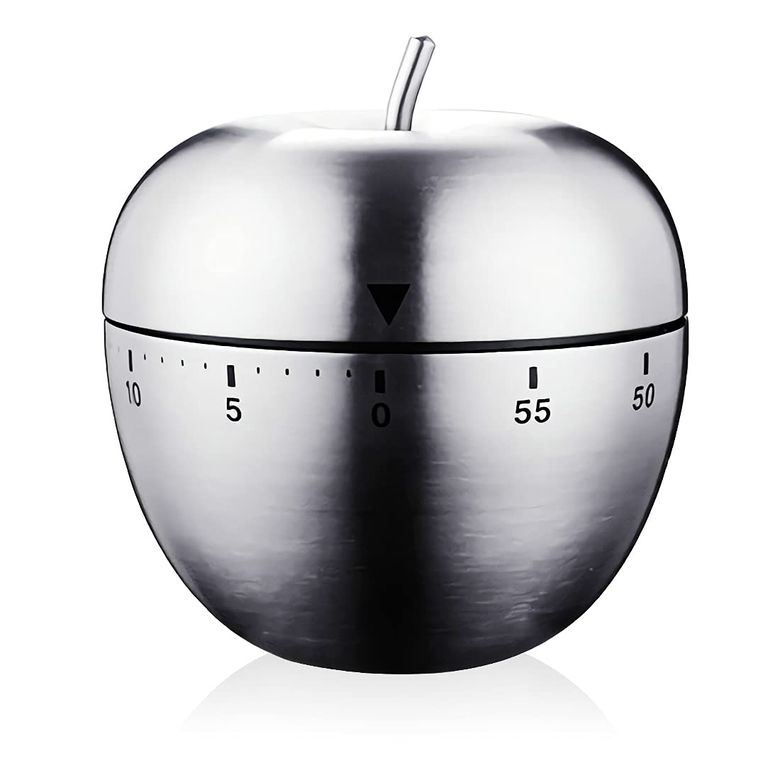 Kitchen Timer Cute Manual Stainless Steel Mechanical Rotating Alarm 60 Minutes Count Down Timer For Cooking Kitchen Baking Sports - Apple Timer