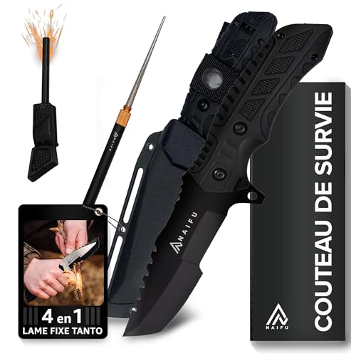 Naifu The Outdoor – couteau de survie 12 cm Drop Point