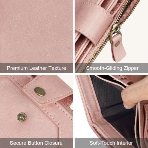 Image of Small Womens Wallet Billfold RFID Credit Card Holder Ladies Purse