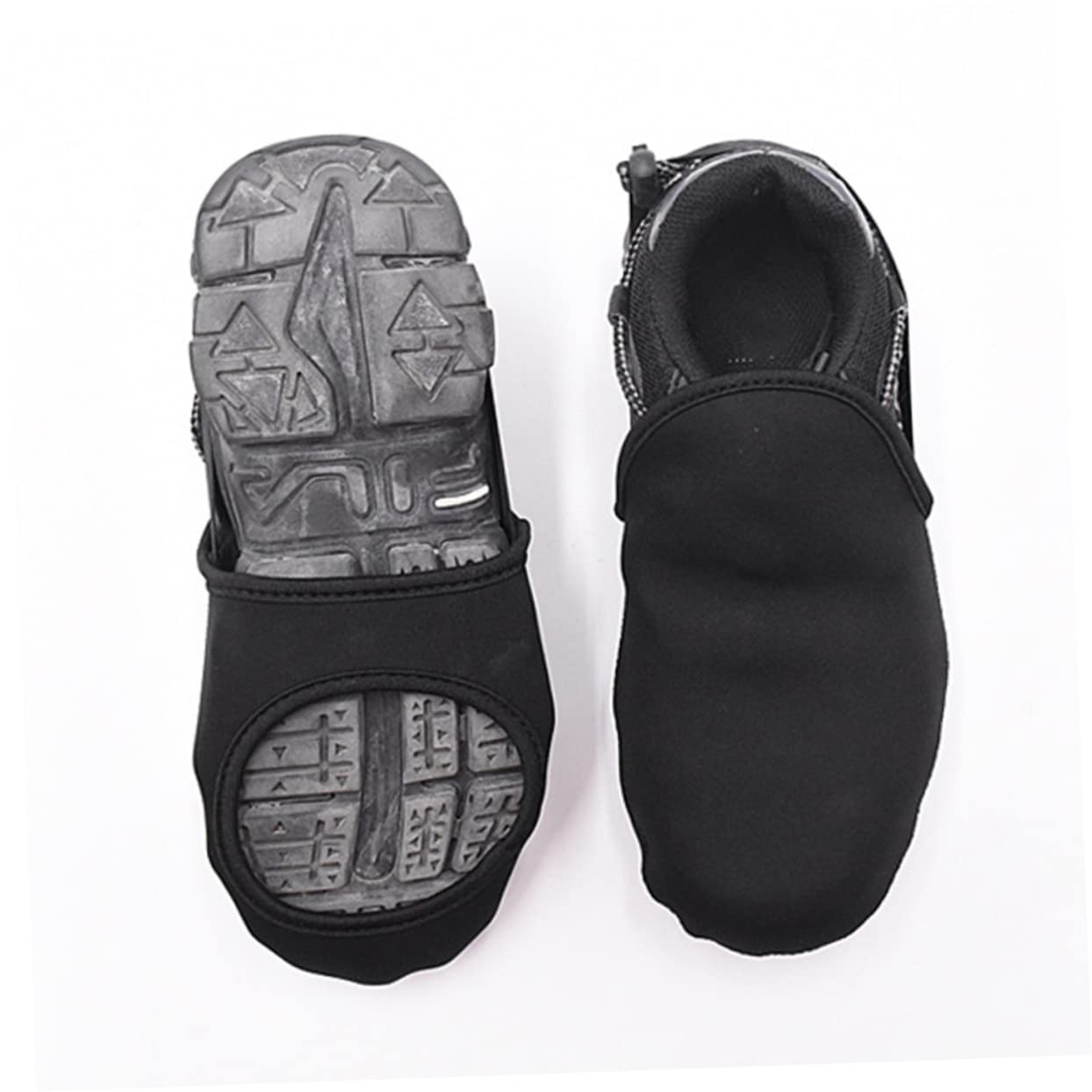 Sosoport 4pares Cubrezapatillas De Ciclismo Térmicos y Antideslizantes De Invierno para Zapatos De Carretera y Accesorios De Ciclismo Prueba De Viento