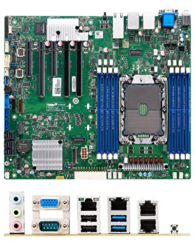 Image of Tyan S5642AGM3NRE-2T, Server Board, 1 LGA4189 Socket Intel Gen3 Xeon, 12 inch x 10.6 inch, 8 DIMM Slots w / DDR4-3200, 3 PCIe Gen.4 x16, 1 PCIe x8 SlimSAS Connector, 2 M.2 Slots, 2 10GBase-T LAN