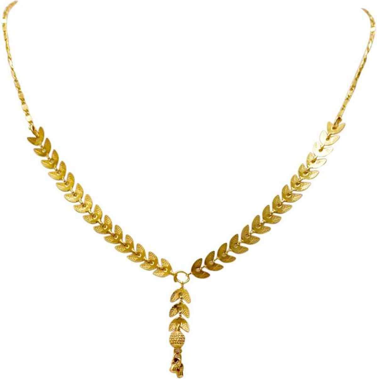 Excellent Quality Gold Plated Leaf Mangalsutra for Women