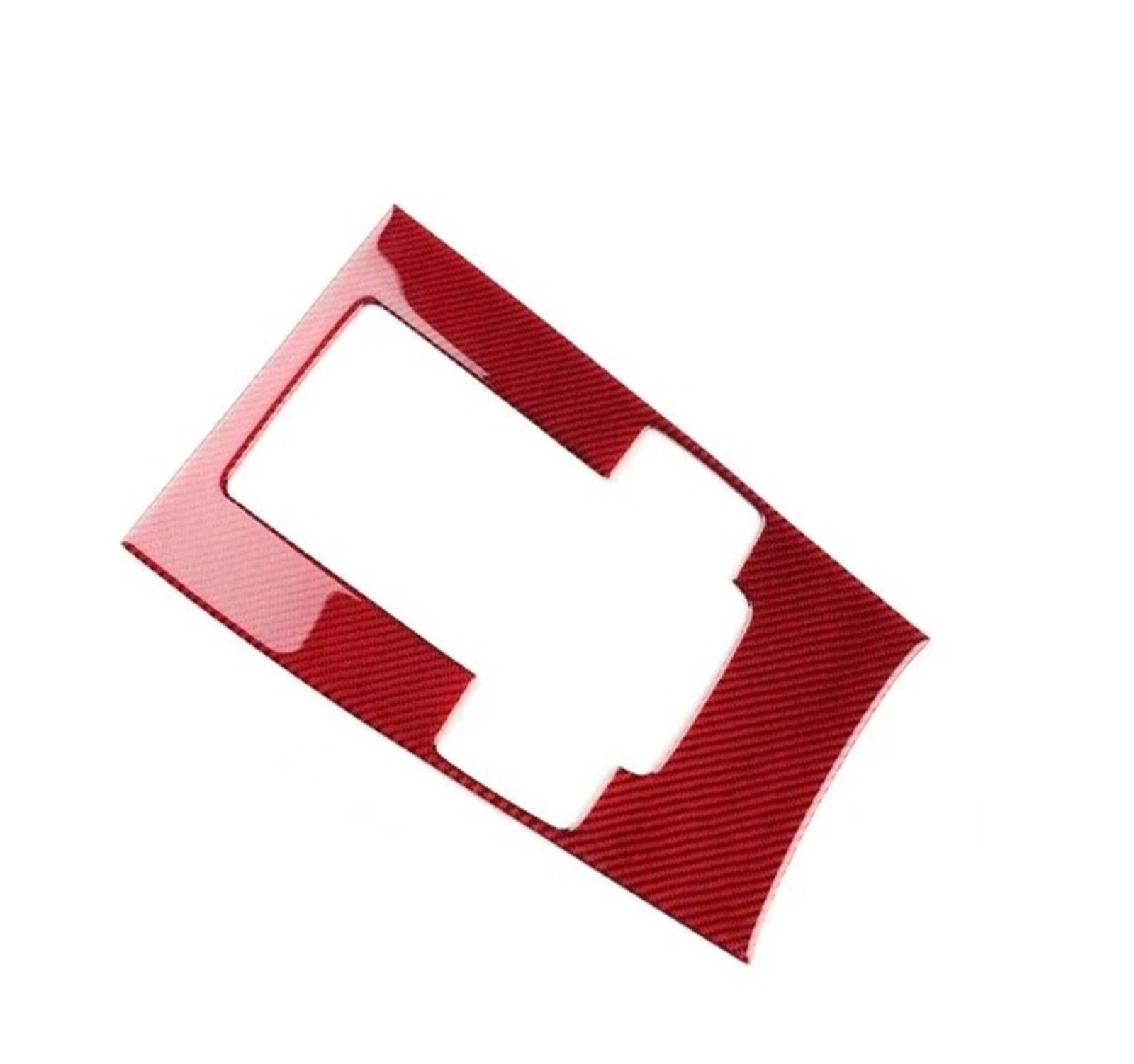 Car Interior Moulding Trim for Mazda 3 for Axela 2019-2025 Manual Automatic Car Gear Shift Panel Trim Real Soft Carbon Fiber Sticker Interior Accessories(Manual LHD RHD Red)