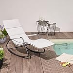 Patioco Aliano Relaxliege Hellgrau