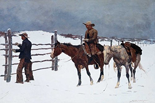 The Fall of the Cowboy Poster Print