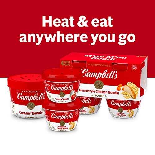 Campbell's Chicken Noodle Soup, 15.4 Oz Microwavable Bowl #TOP5
