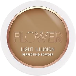 Light Illusion Perfecting Powder - D3 Mocha by Flower Beauty for Women - 0.28 oz Powder