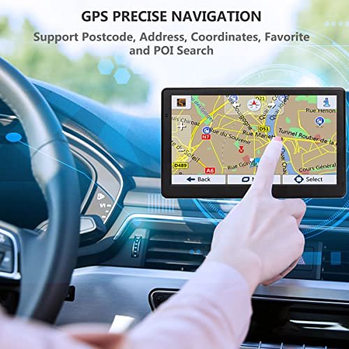 Gps Navigation For Car Truck - 7 Inch Navigation System With Lifetime Free Map Updates, Pre-Loaded Us/Ca/Mx Latest Maps, Voice Broadcast, Speed Camera Warning, Vehicle Gps Unit Handheld #TOP1