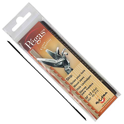 Pégas Skip - Lama per sega da traforo, larghezza lama 1,55 mm, 144 pezzi