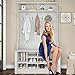Itaar Hall Tree with Storage Bench, 3-in-1 Entryway Bench with Coat Rack, Adjustable Shoe Storage and Hanging Hooks, Embossed White