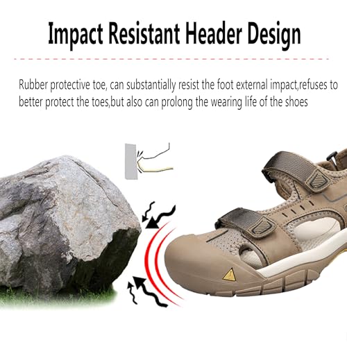 Asifn Mens Outdoor Sandals Closed Toe Fisherman Lightweight Breathable Beach Shoes Summer Casual Sports2