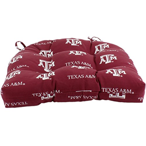 Image of Everything Comfy College Covers Texas A&M Aggies Indoor Outdoor Seat Cushion Patio D Cushion