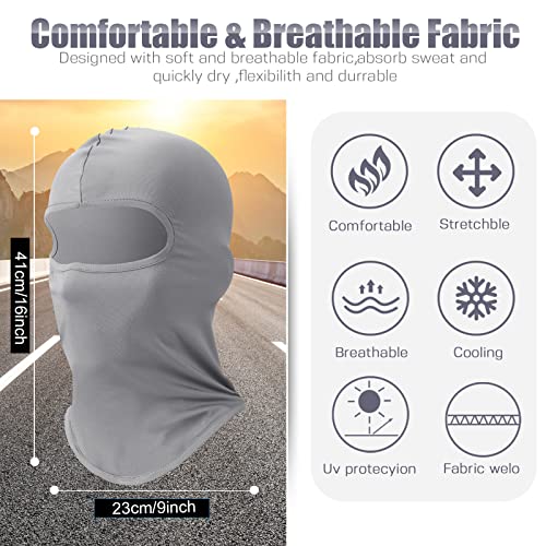 Image of 30 Pcs Balaclava Ski Face Mask Full Face Cover Mask UV Protection Cooling Neck Gaiter Summer for Men Women Winter Outdoor