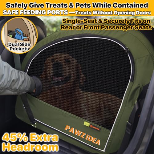 PAWZIDEA Portable Dog Crate for Car