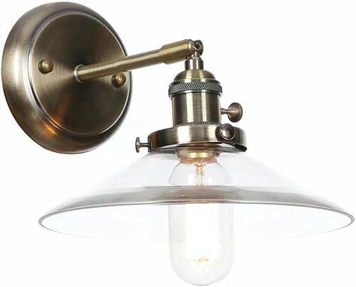 Wall Lamp Wall Lamps Glass Loft Wall Lamp Lights Retro Industrial Wall Lighting Fixtures Edison Lantern Compatible Bedroom Living Room LED Lamparas