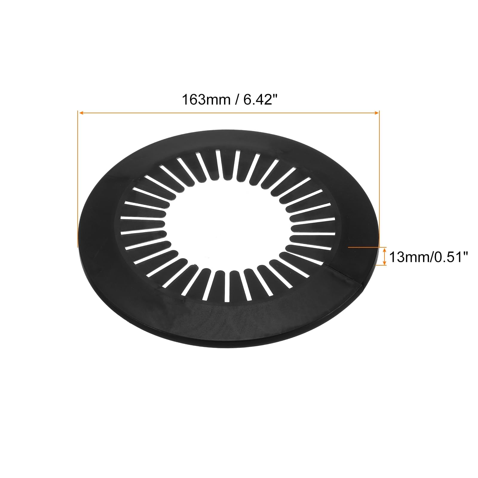TOP-VIGOR 2pcs 75mm-115mm Pipe Cover Decoration, PP Plastic Escutcheon Pipe Collar for Water Pipe Drain Line - Image 2