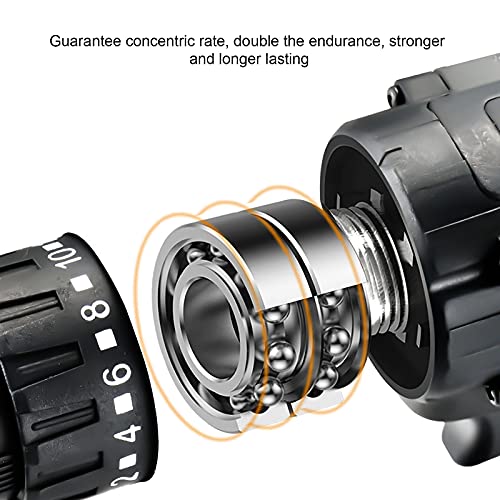 Spacmirrors Handbohrmaschine Elektroschrauber Akku-Elektroschrauber Lithium-Bohrmaschine Haushalt 25V Handbohrmaschine… – Bild 6