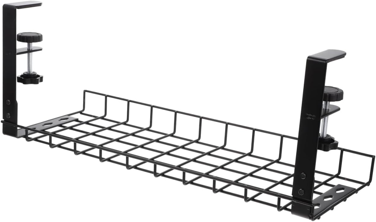 jojofuny Desk Wire Cord Management Rack Cord Hider Appliance Winder Under Desk Organizer