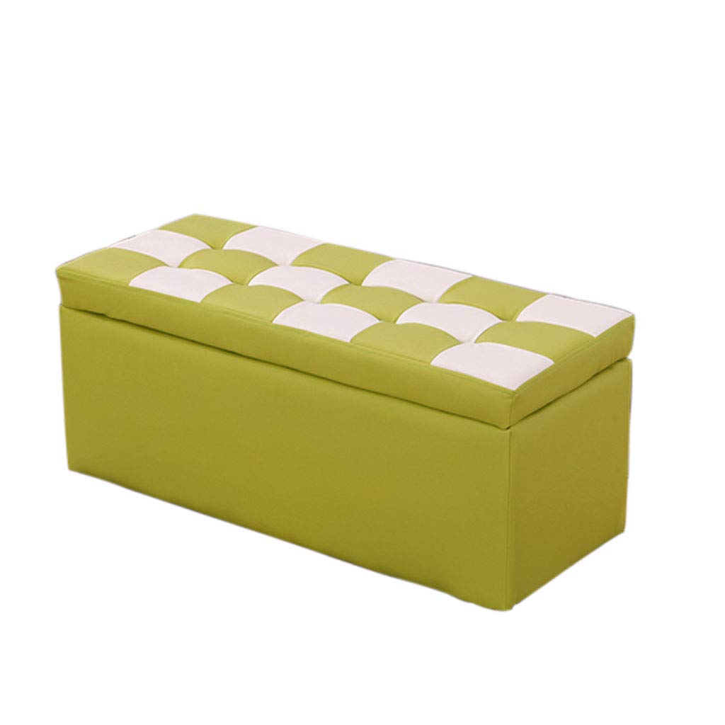 Coffre de rangement rectangulaire avec assise confortable de 100cm pour ranger