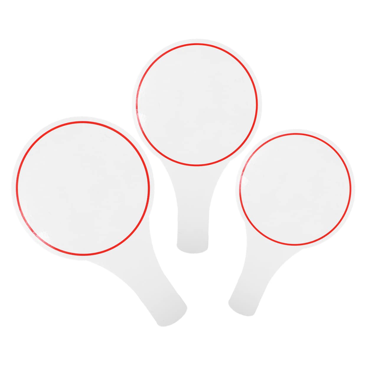 GRIRIW 3Pcs Writable Scoreboard Handheld Dry Erase Boards for Voting Sports Events Judging Scoreboard