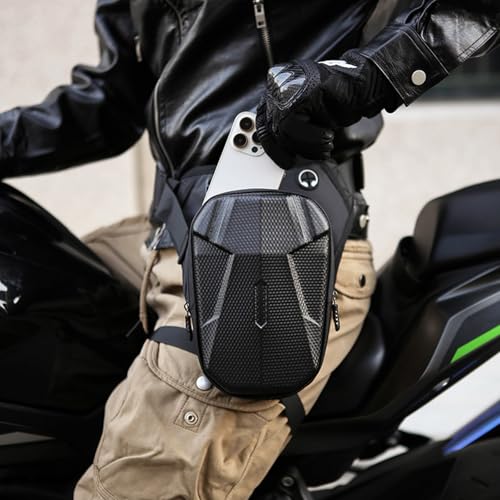 Riñonera de moto a prueba de salpicaduras con multibolsillos 3