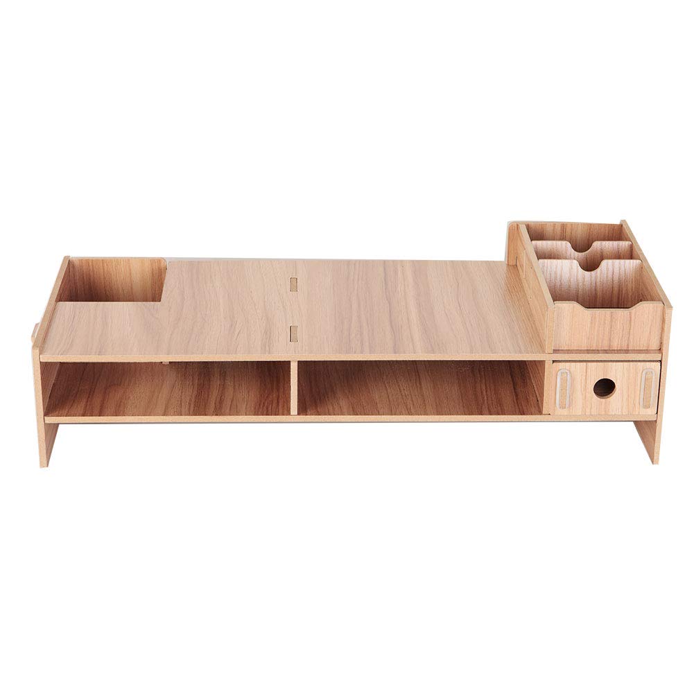 Forniture per ufficio, Supporto per laptop per scrivania Supporto per monitor in legno Mobile per TV in legno Supporto per PC Supporto per laptop in legno Scaffale per scrivania